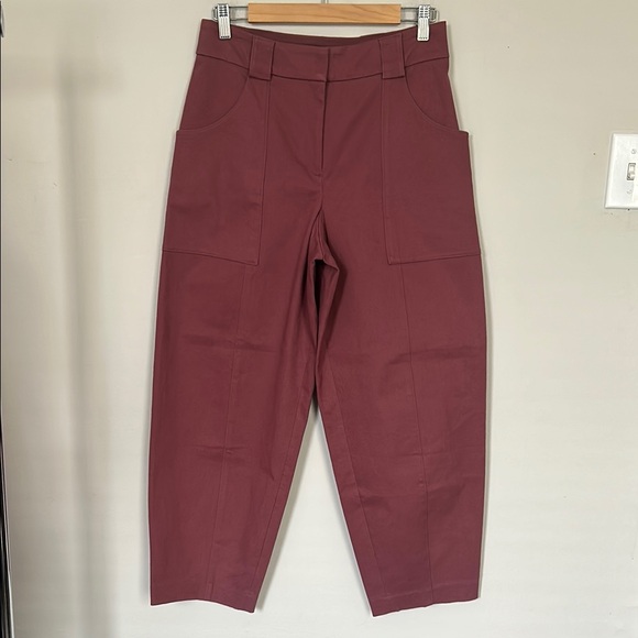 Express Super High Waisted Crop Utility Trouser - Picture 1 of 5